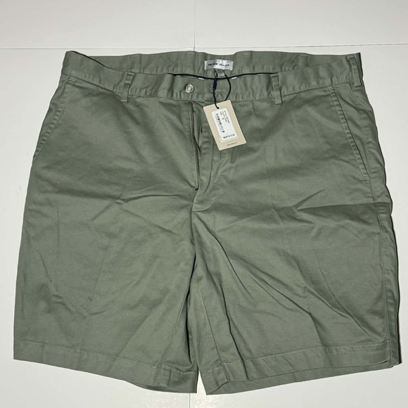 Peter Millar Olive Flat Front Shorts